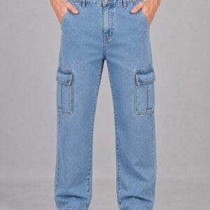 Levi's Men's Premium 6-Pocket Baggy Cargo Denim Jeans